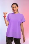 Girls' Pure Cotton Regular Fit T-Shirt – Soft & Biowash Finish