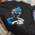 "Blue Flame Warrior" Oversized Drop Shoulder Anime T-Shirt – 210 GSM Bio-Wash Cotton photo review