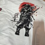 "Samurai Sunset" Oversized Drop Shoulder T-Shirt for Girls – 210 GSM | Bio-Wash Cotton photo review