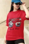 Summer Vibes Oversized Drop Shoulder Tee – Pacific x Atlantic Beach Crew Graphic T-Shirt